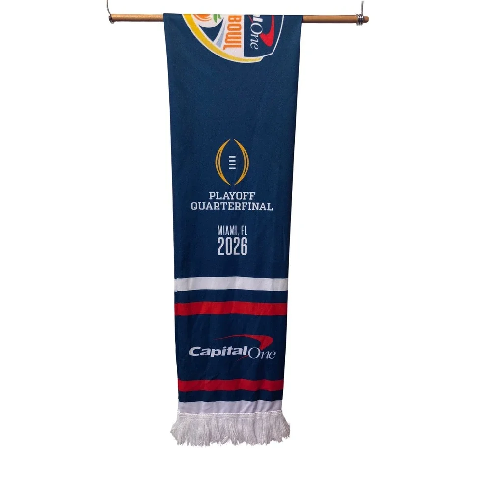 Capital 1 Orange Bowl Playoff Quarterfinal Miami FL 2026 Scarf Oregon vs TX Tech